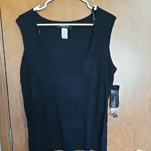 Jones New York Classic Black Tank Top